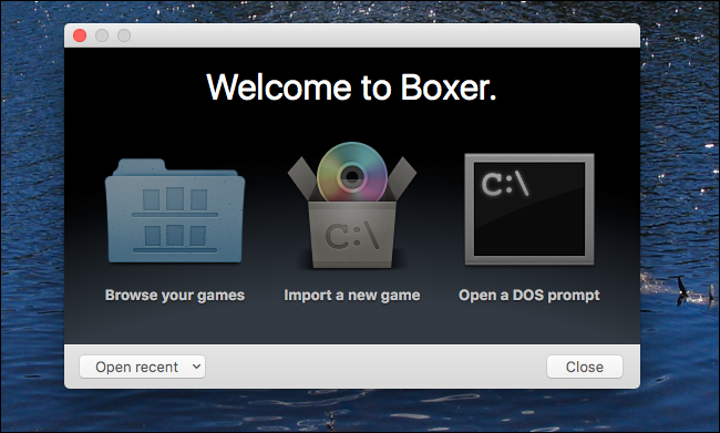 play dos games for mac